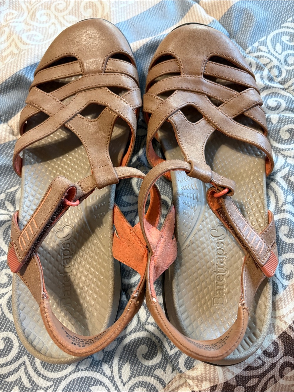 BareTraps Women's Fayda Closed Toe Walking Strappy Sandals Size 8.5 - Picture 6 of 8